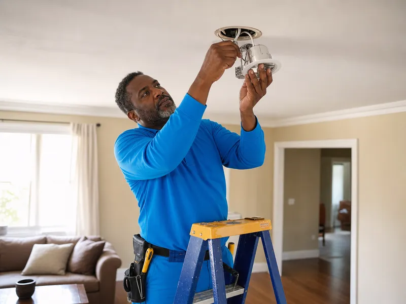 Recessed lighting installation