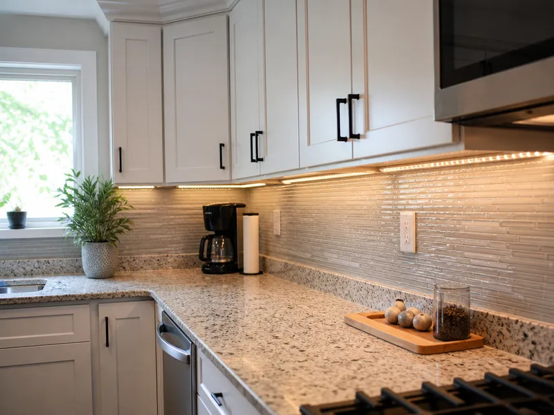 Staten Island home under cabinet lights
