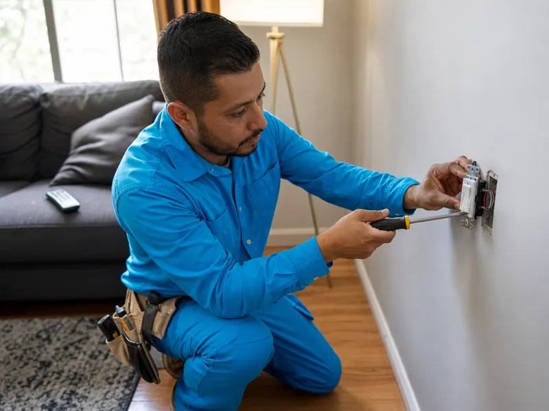Bronx living room dimmer upgrade