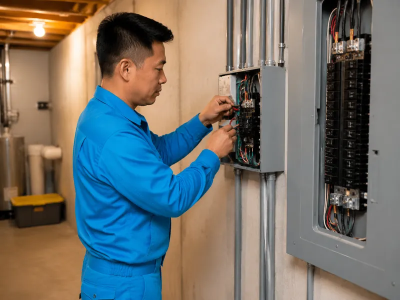 Transfer switch installation