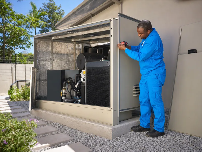 Generator noise reduction