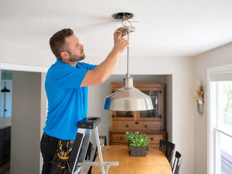 Light fixture installation