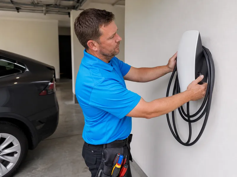 EV charger installation