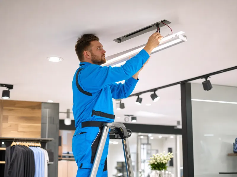 Light fixture installation