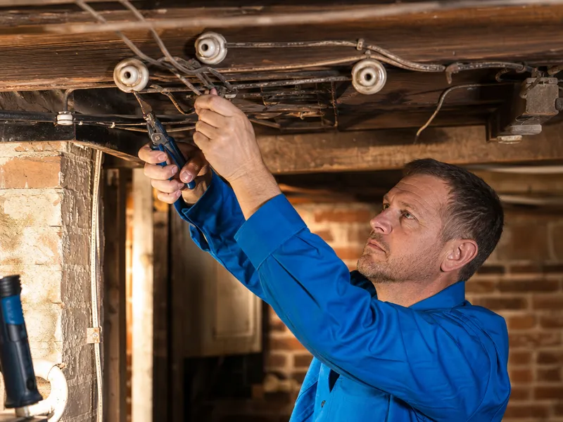 Knob-and-tube replacement