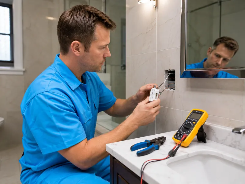 Bathroom GFCI wiring