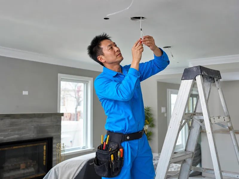 Lighting circuit installation