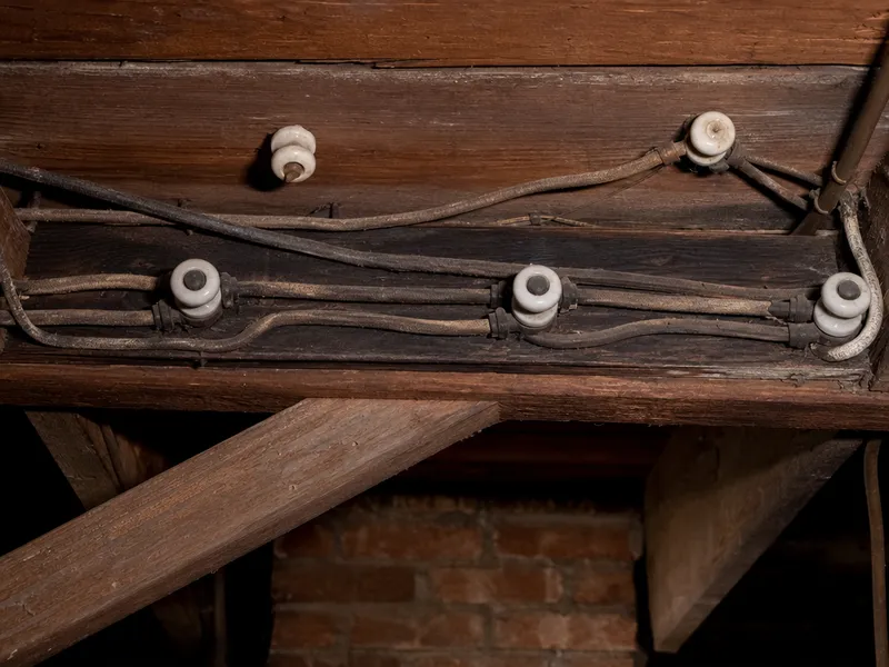 Old knob-and-tube wiring