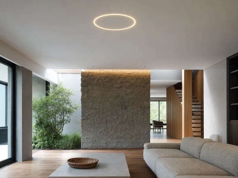 Slim LED wafer light