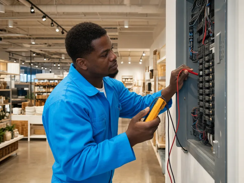 Commercial lighting maintenance