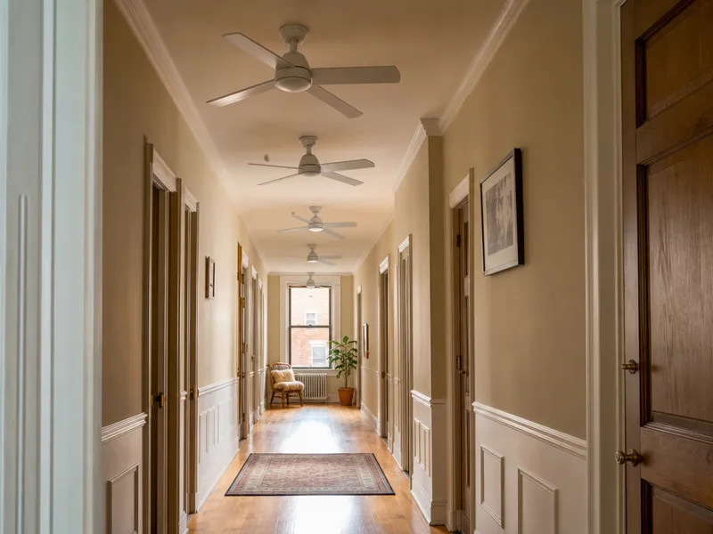 5 fans, Brooklyn co-op
