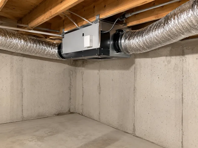 Humidity-sensing fan