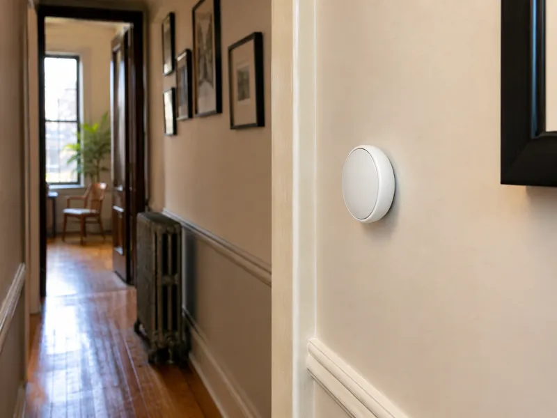 Nest Thermostat E, Brooklyn brownstone