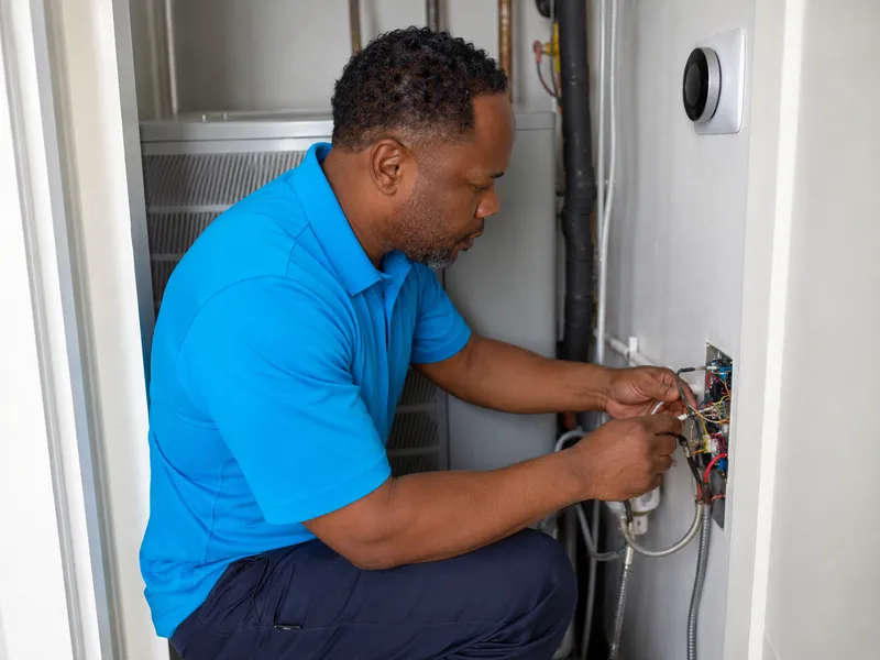 Nest Thermostat with heat pump, Bronx co-op