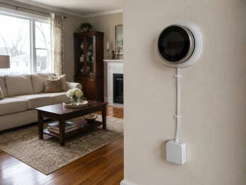 Nest Thermostat with C-wire adapter, Staten Island
