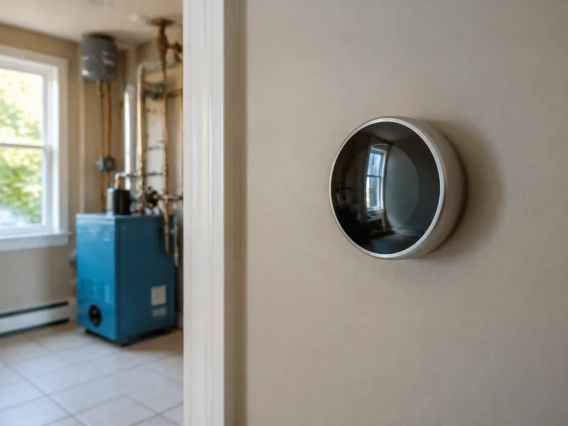 Nest Thermostat (2020), Queens row house