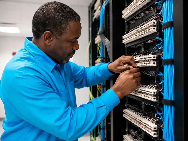 Telephone and data cabling