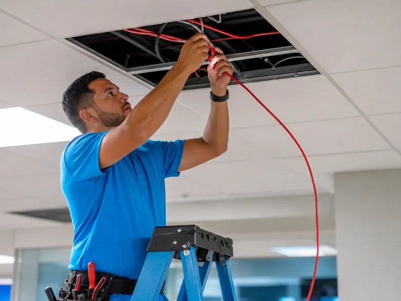 Fire alarm and life safety wiring