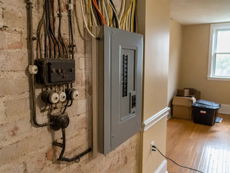 Pre-war building, knob-and-tube replacement