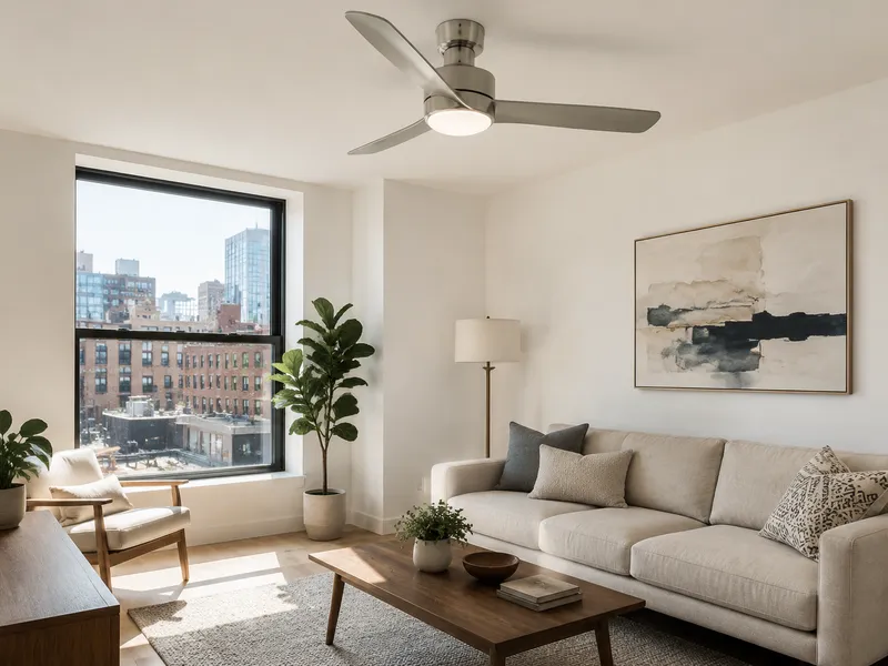 Ceiling fan with light kit