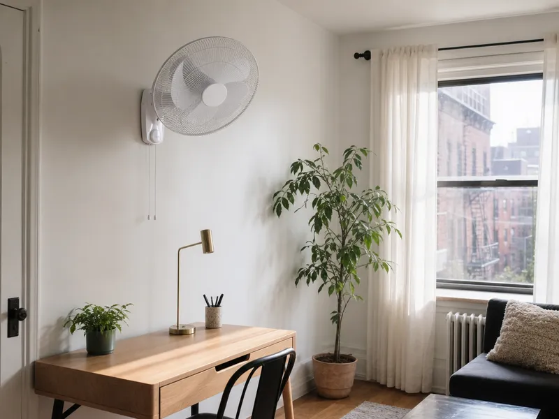 Wall-mounted fan