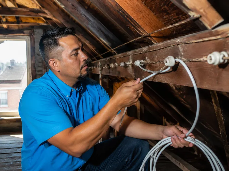 Knob and tube wiring replacement
