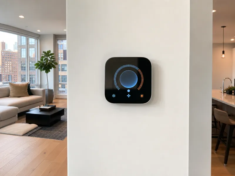 Smart thermostat (Wi-Fi enabled)
