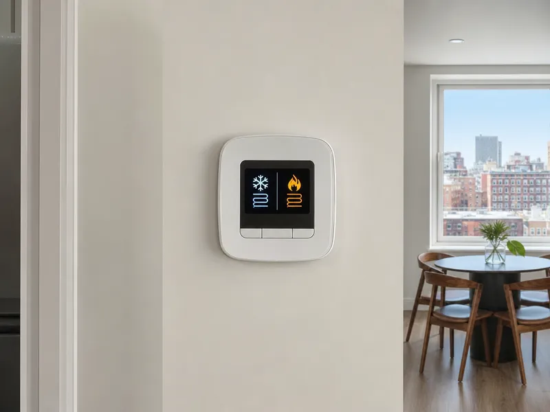 Heat pump thermostat