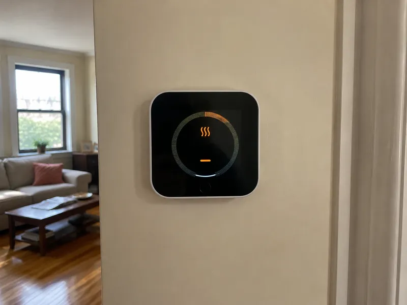 Heat pump thermostat, Bronx co-op