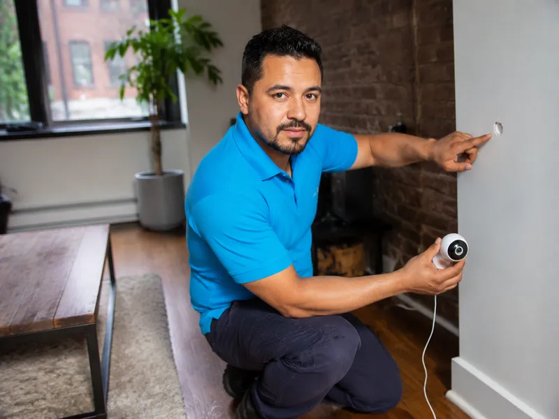 Nest Cam in a Brooklyn brownstone