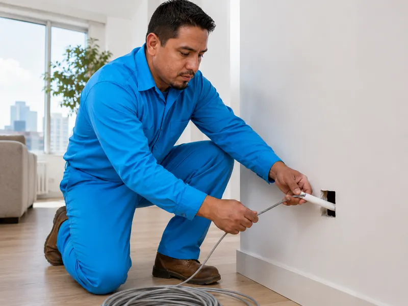 Network cabling installation