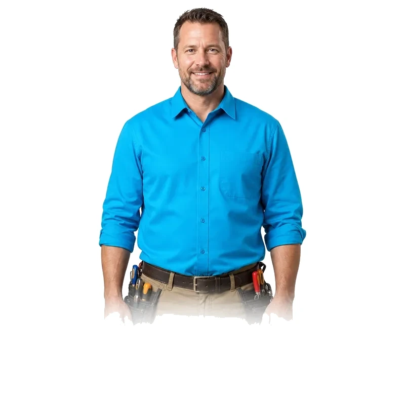 Chandelier installer technician portrait