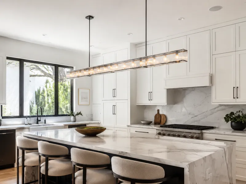 Linear chandelier