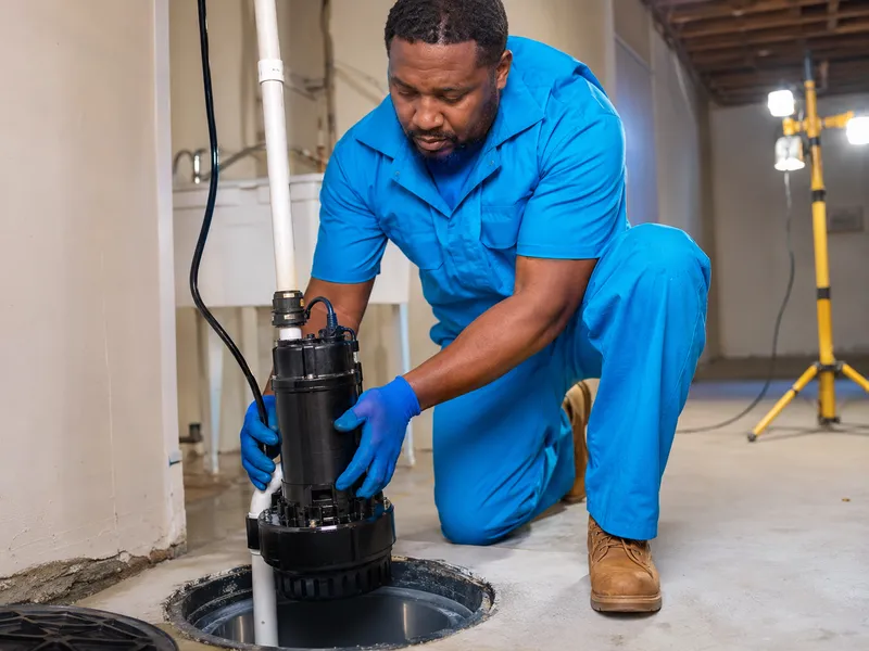 Sump pump service