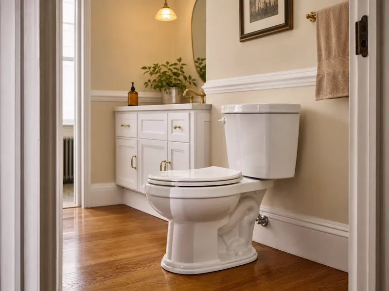 Manhattan apartment toilet