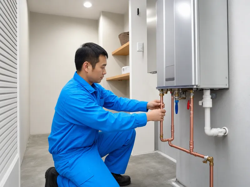 Water heater installation
