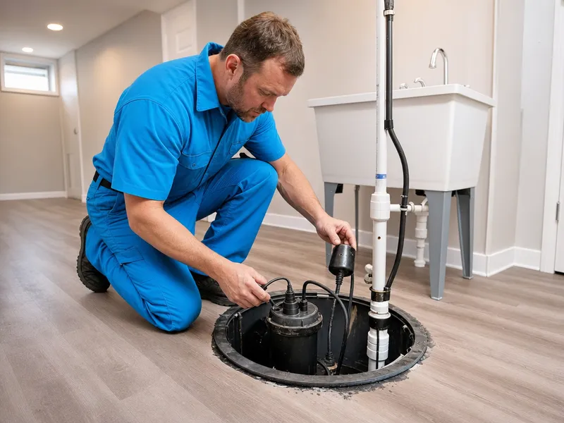 Sump pump service