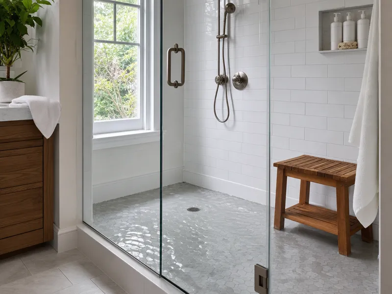 Clogged shower drain