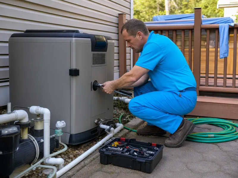 Rheem pool heater, Staten Island