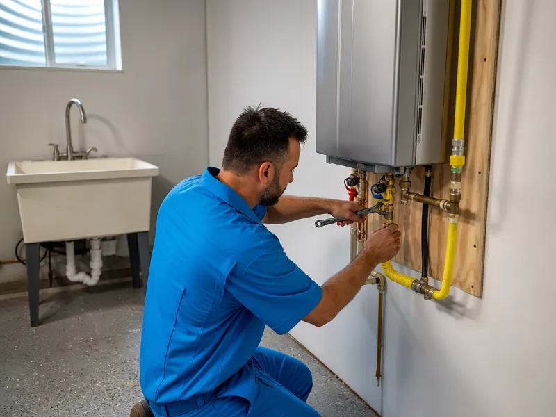 Water heater installation
