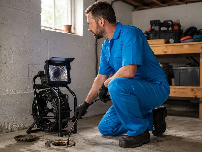 Main line drain cleaning