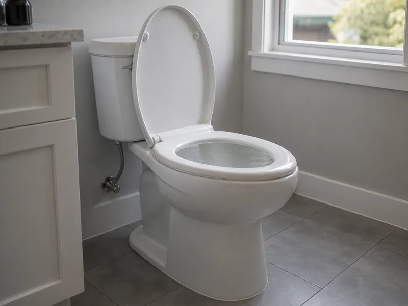 Clogged toilet