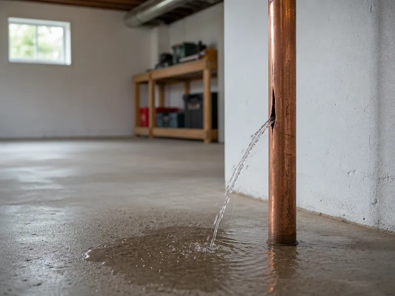 Burst pipe