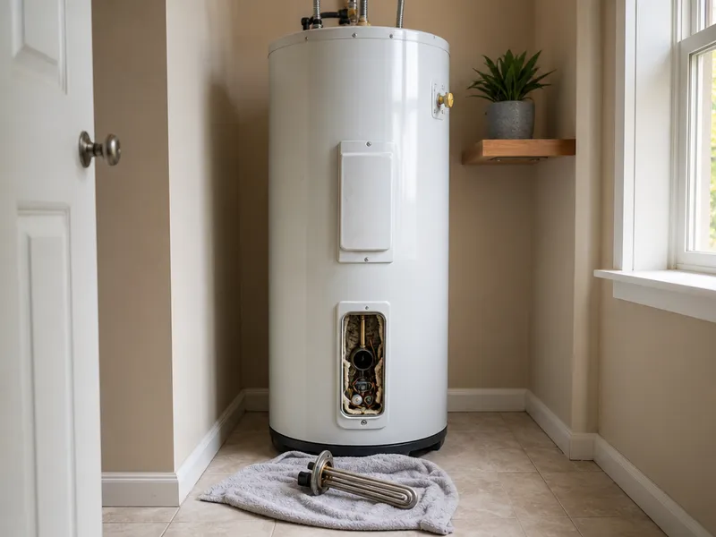 Rheem electric water heater, Upper East Side