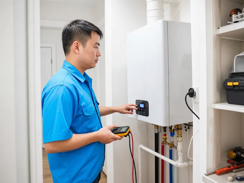 Rheem tankless water heater, Chelsea