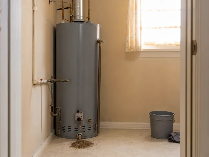 Rheem gas water heater, Stuyvesant Town