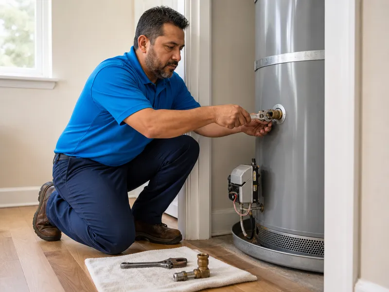 Rheem tank water heater, Bay Ridge
