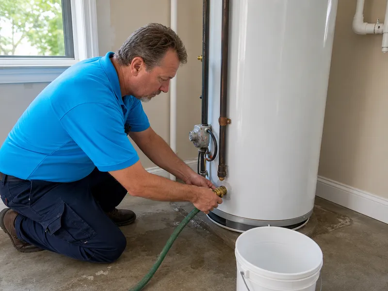 Gas water heater maintenance