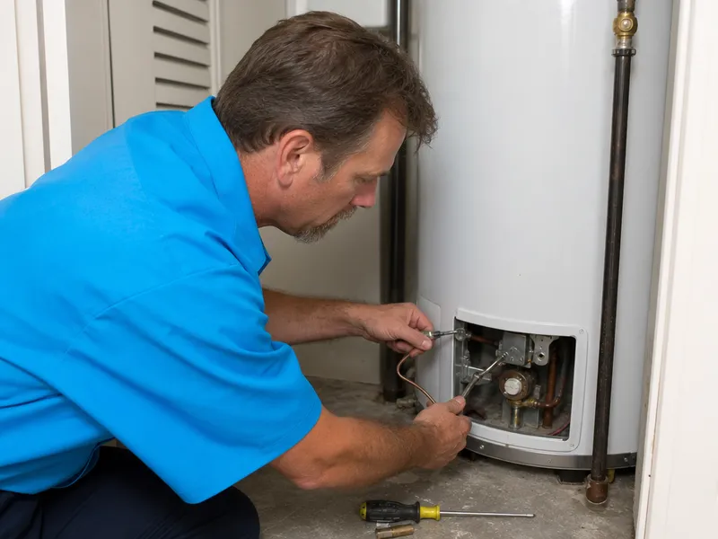 Gas water heater thermocouple replacement