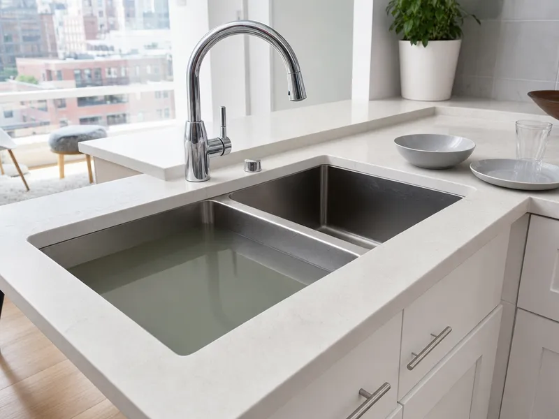 Slow kitchen sink drain